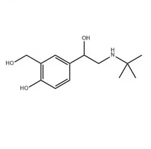99% Pharmaceutical Salbutamol Raw Material Albuterol in Factory CAS 18559-94-9